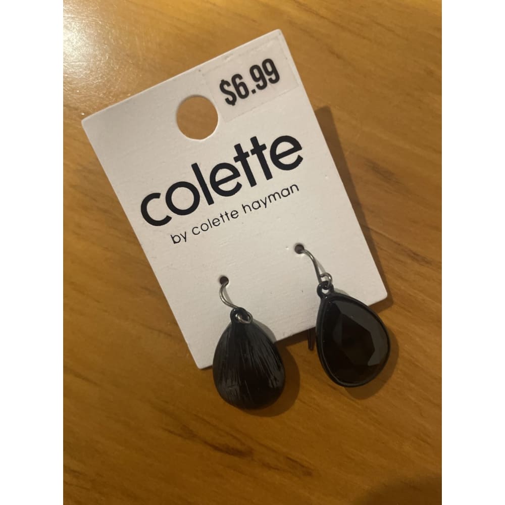 Colette hayman earrings - j’adore coloured tear drop - earrings earrings - jewelry fashion accessories