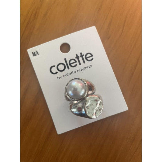 Colette hayman ring - j’adore pearl & mtl ring - rings jewelry - ring fashion accessories