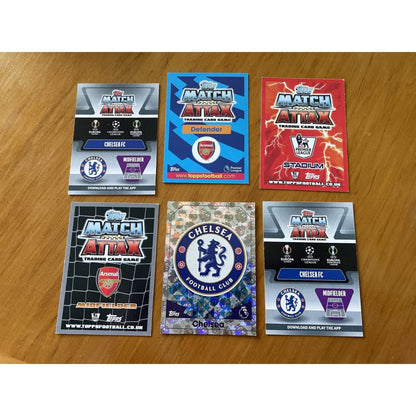 6x topps football trading cards - collectible trading cards collectible - condition: used - toys toys