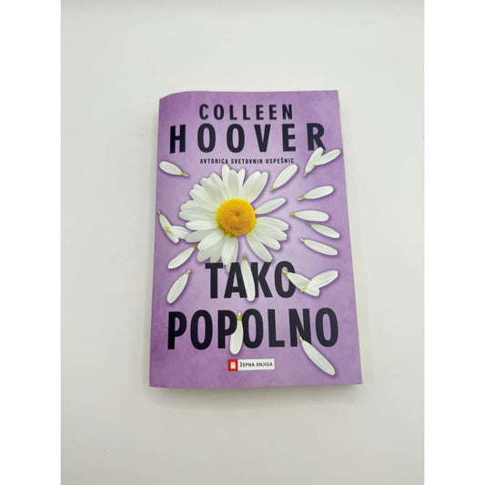 Tako popolno (so perfect) by colleen hoover (slovenian) - print books printed media