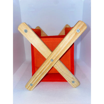 Compact mini foldable wooden cloth organizer – handy and space-saving storage - closet organizers organizers