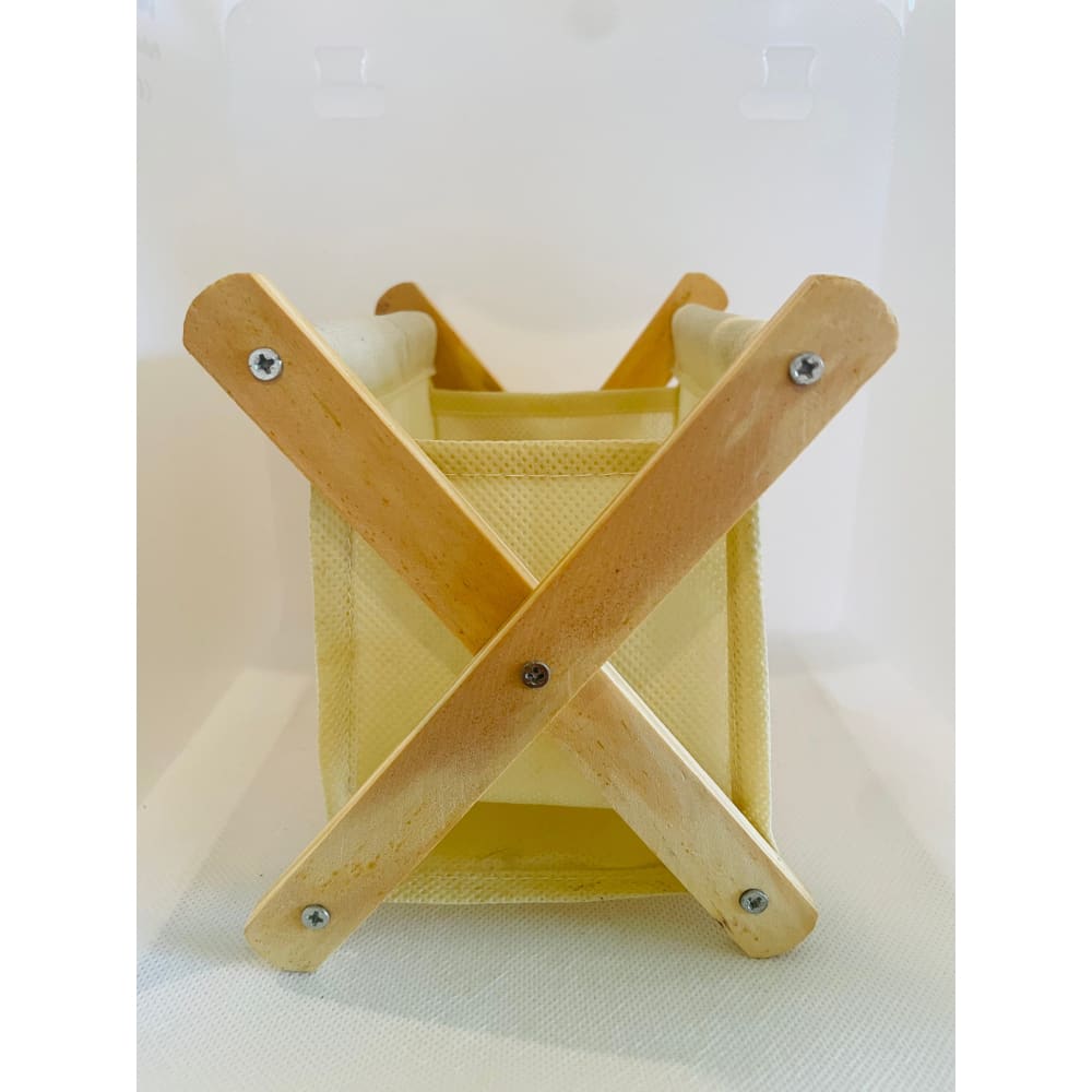 Compact mini foldable wooden cloth organizer – handy and space-saving storage - closet organizers organizers