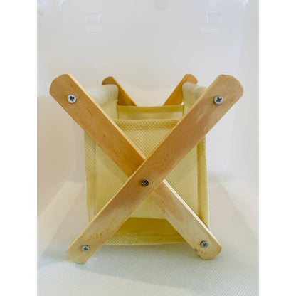Compact mini foldable wooden cloth organizer – handy and space-saving storage - closet organizers organizers