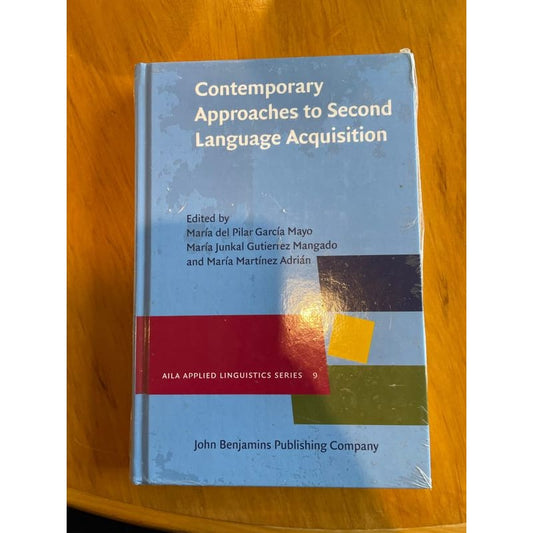 Contemporary approaches to second language acquisition – brand new hardcover (shrink-wrapped) - print books book