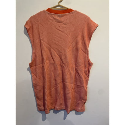 Brand new asos design size m orange vest - clothing tops clothing & fashion - men - vest men’s apparel