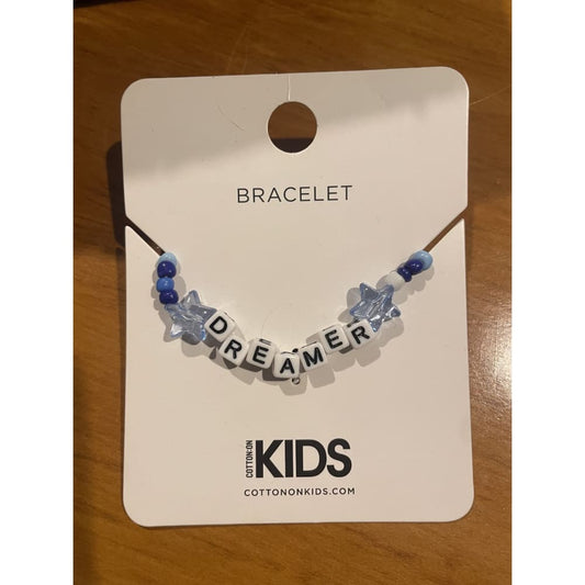 Cotton on kids beaded dreamer & love bracelets – brand new – as pictured - dreamer - bracelets bracelet - jewelry