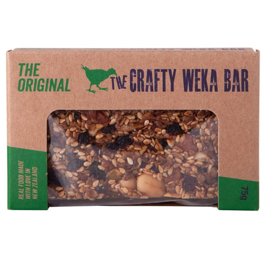 12x the crafty weka bar the original 75g - granola bars health and wellness