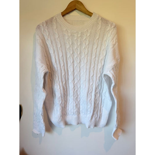 Shein size xl cable knit jumper - sweaters top women’s apparel