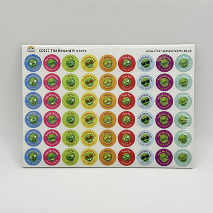 Creative classroomsreward sticker pack - motivational stickers for kids - tiki sticker - stickers & sticker machines