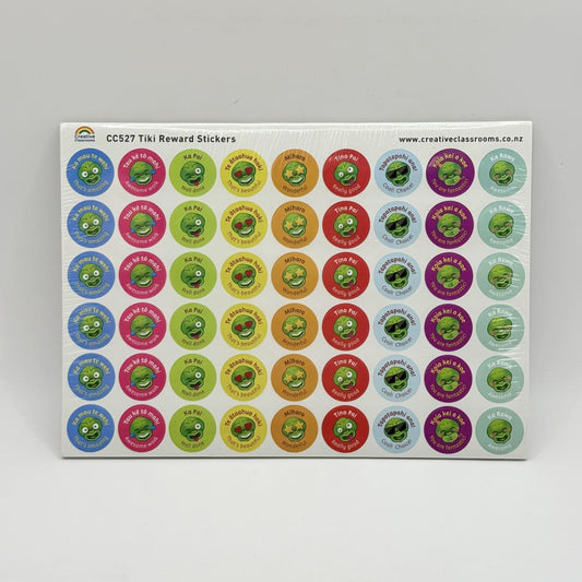 Creative classroomsreward sticker pack - motivational stickers for kids - tiki sticker - stickers & sticker machines