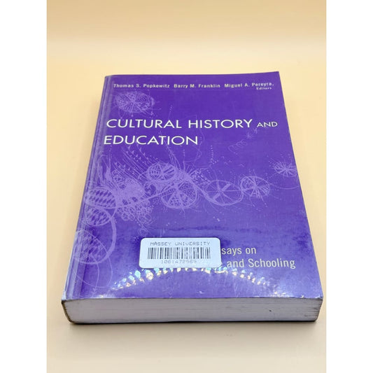 Cultural history and education: critical essays on knowledge and schooling - print books condition: used printed media