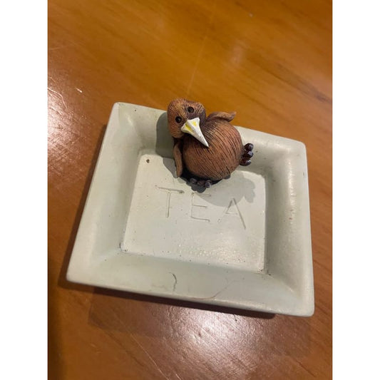 Kiwi tea bag / spoon rest - spoon rests home & living - kitchen & cooking - spoons home&living materials