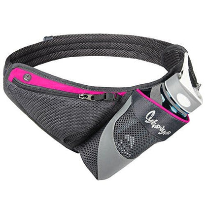 Cyberdyer hydration waist pack - pink - hydration waist packs fashion accessories