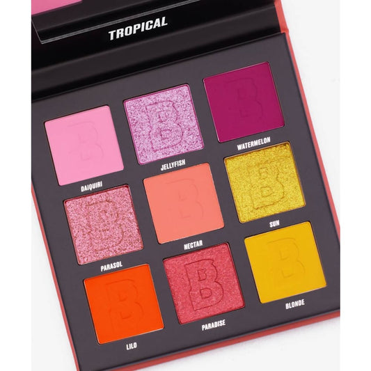 By beauty bay tropical 9 colour palette - eye shadows eye - makeup women’s beauty product