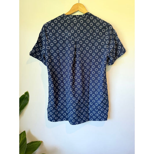 Bizcare size 10 daisy print scrub top - tunics top women’s apparel