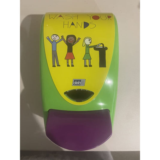 Deb dispenser for 1l refills - ’wash your hands’ - soap & lotion dispensers dispenser - home & living home&living