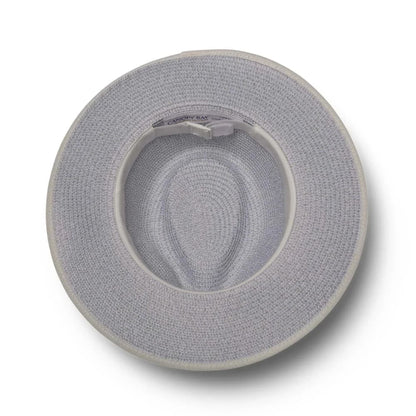 Deborah hutton canopy bay mixed grey coolum fedora hat silver mist rrp $135 - fedoras accessories women’s apparel