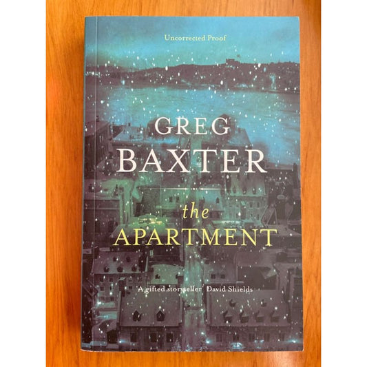 The apartment - greg baxter - print books book - fiction - literature printed media