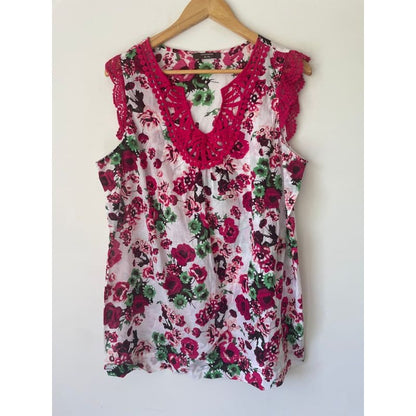 Denver hayes size xl cotton top | lightweight & breezy for summer - blouses blouse - clothing & fashion - condition: