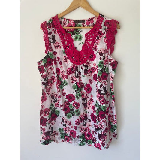 Denver hayes size xl cotton top | lightweight & breezy for summer - blouses blouse - clothing & fashion - condition: