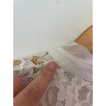 Zafina size 10 lace blouse - blouses blouse - clothing & fashion - designer clearance women’s apparel