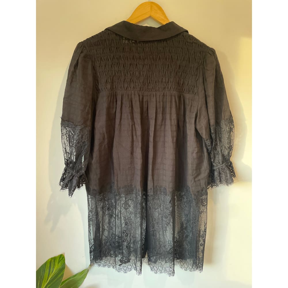 Seduce nz size 10 lace trim top - clothing tops blouse - clothing & fashion - designer clearance - top women’s apparel