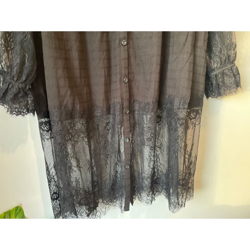 Seduce nz size 10 lace trim top - clothing tops blouse - clothing & fashion - designer clearance - top women’s apparel