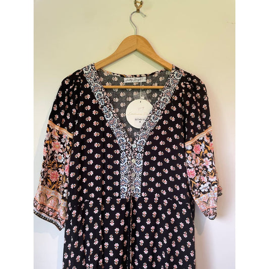 Salty bright size 6 rayon dress - dresses clothing & fashion - designer clearance - dresses women’s apparel