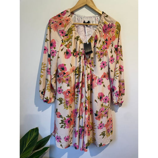 Zafina size 10 floral dress - dresses clothing & fashion - designer clearance - dresses - top women’s apparel