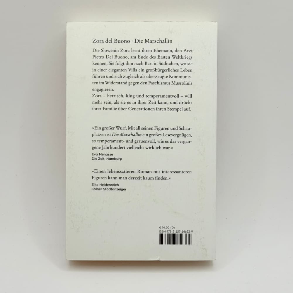 Die marschallin by zora del buono (german) - print books what’s new printed media