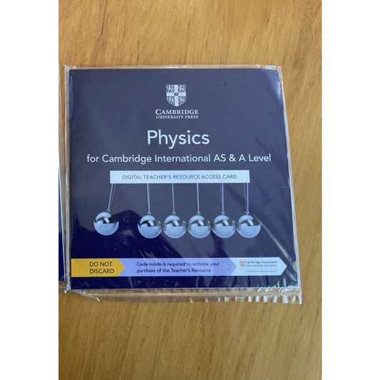 Physics for cambridge international as & a level digital teacher’s resource - print books book - education printed media