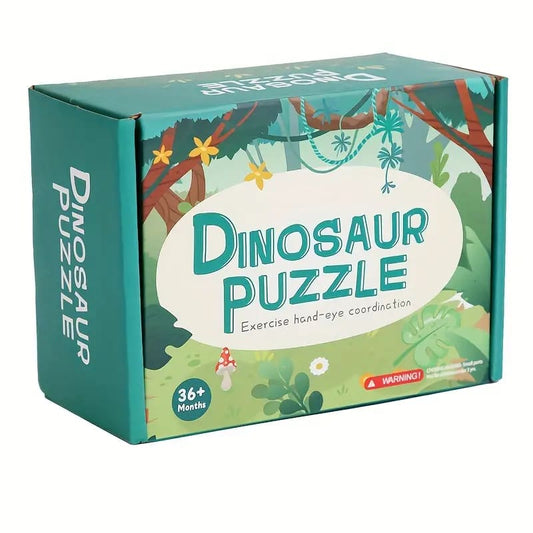 2-in-1 dinosaur puzzle - puzzles toys