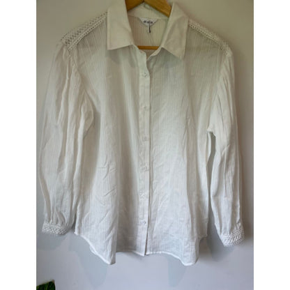 Et alia size xs/8 blair shirt - shirts blouse - clothing & fashion - designer clearance - top women’s apparel