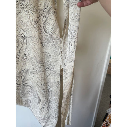 Et alia size xs/8 marble asymmetrical tunic - tunics blouse - clothing & fashion - designer clearance women’s apparel