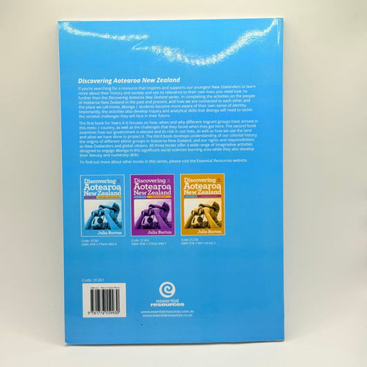 Discovering aotearoa new zealand years 4-6 book 1 by julia burton - print books what’s new printed media