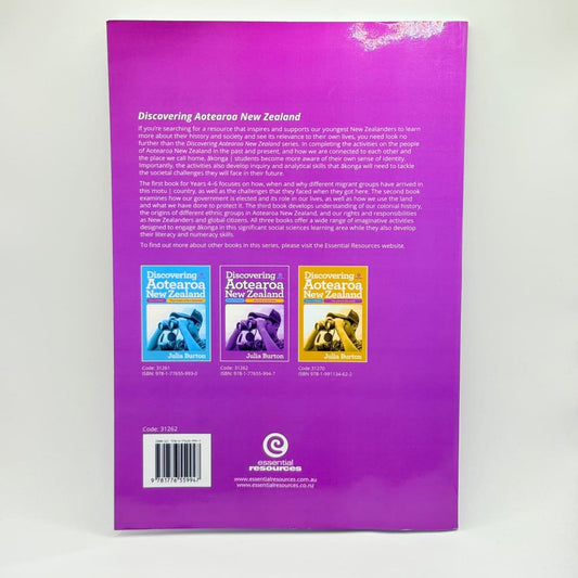 Discovering aotearoa new zealand years 4-6 book 2 by julia burton - print books what’s new printed media