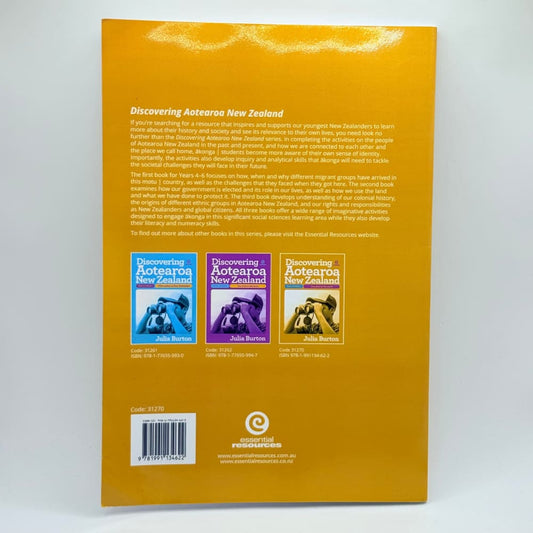 Discovering aotearoa new zealand years 4-6 book 3 by julia burton - print books what’s new printed media