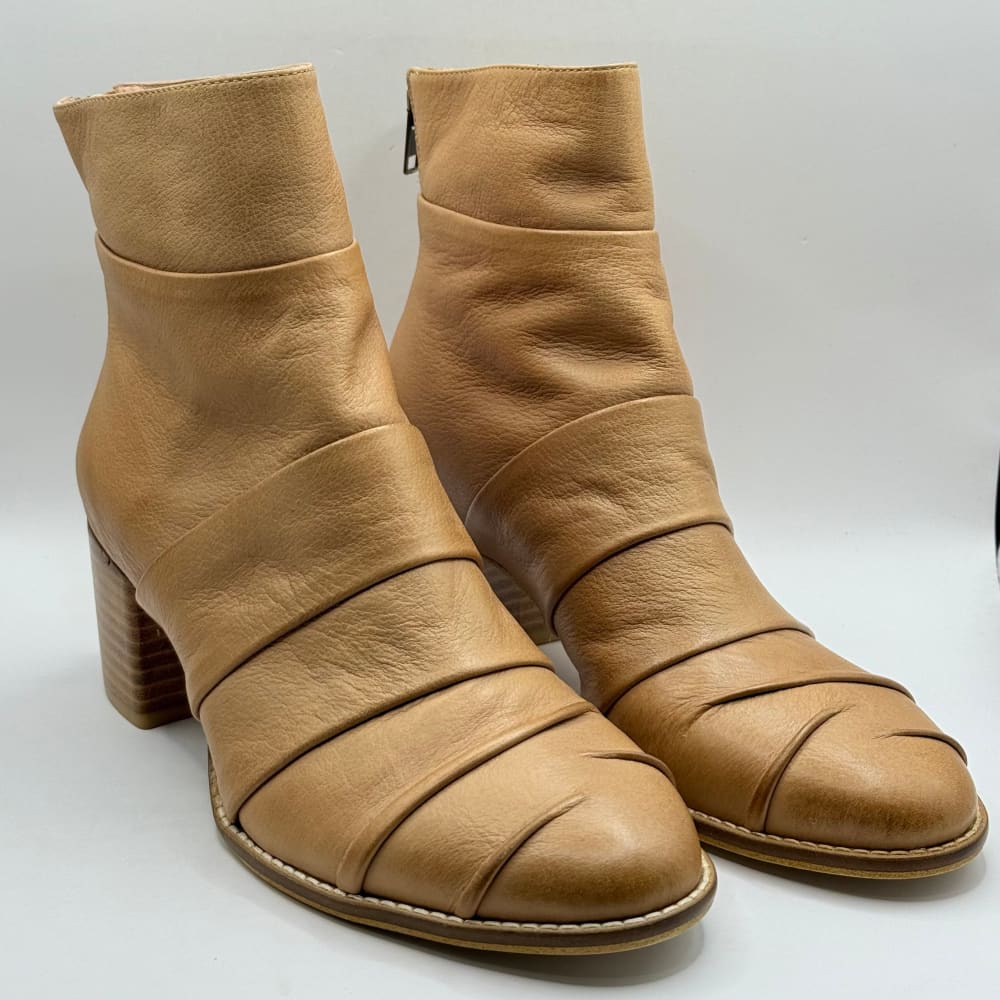 Django & juliette mosele leather boots – size 40 - beige - boots