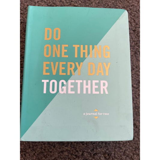 Do one thing every day together: a journal for two - art & craft paper printed media