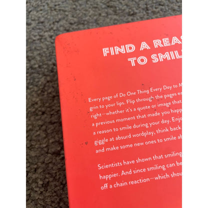 Do one thing every day to make you smile: a journal - journals printed media