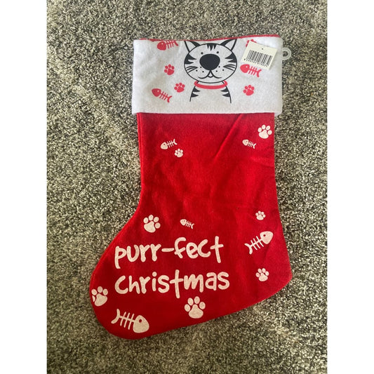 Doggy christmas stocking for pets - pet apparel christmas decorations - seasonal & holidays decorations seasonal &