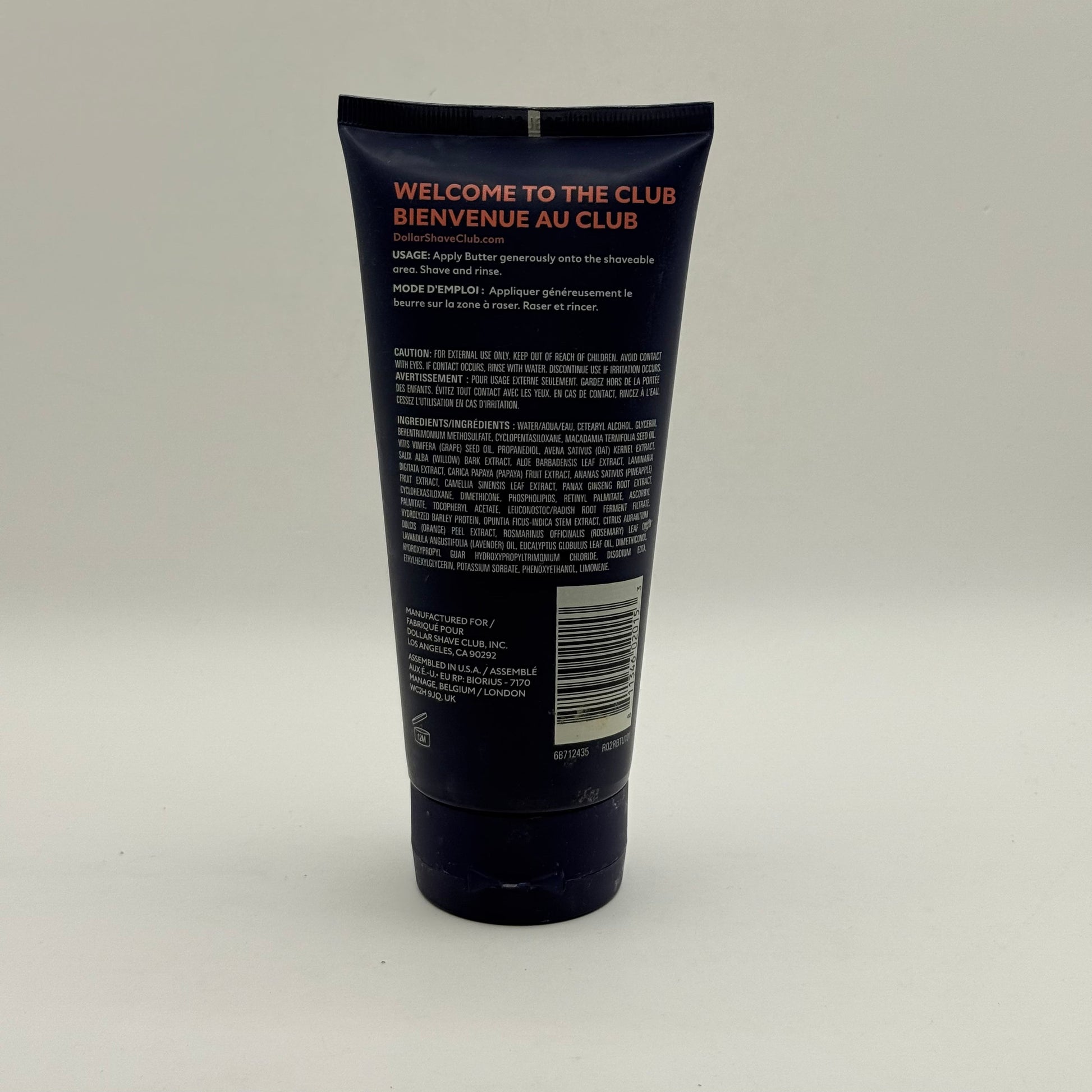 Dollar shave club shave butter 177ml - shaving creams health and wellness
