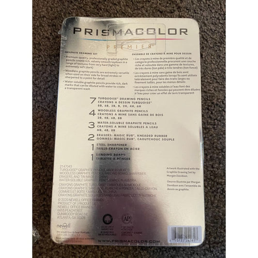 Prismacolor premier 18-piece graphite drawing set - drawing & painting kits crafts
