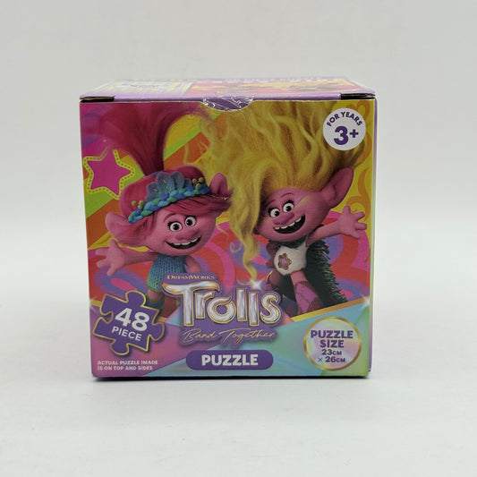 Dreamworks trolls band together 48 piece puzzle – poppy & viva 23cm x 26cm - jigsaw puzzles toys