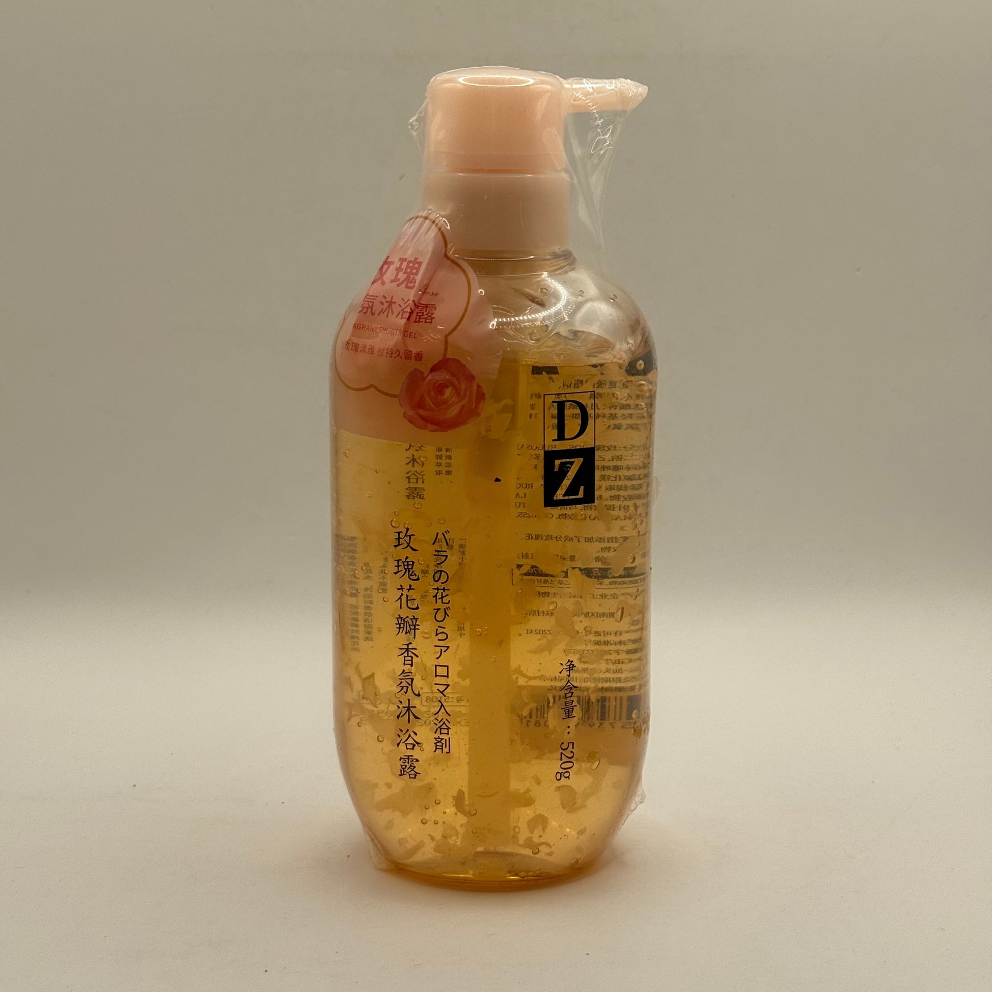 Dz rose fragrant shower gel 520ml - body wash health and wellness