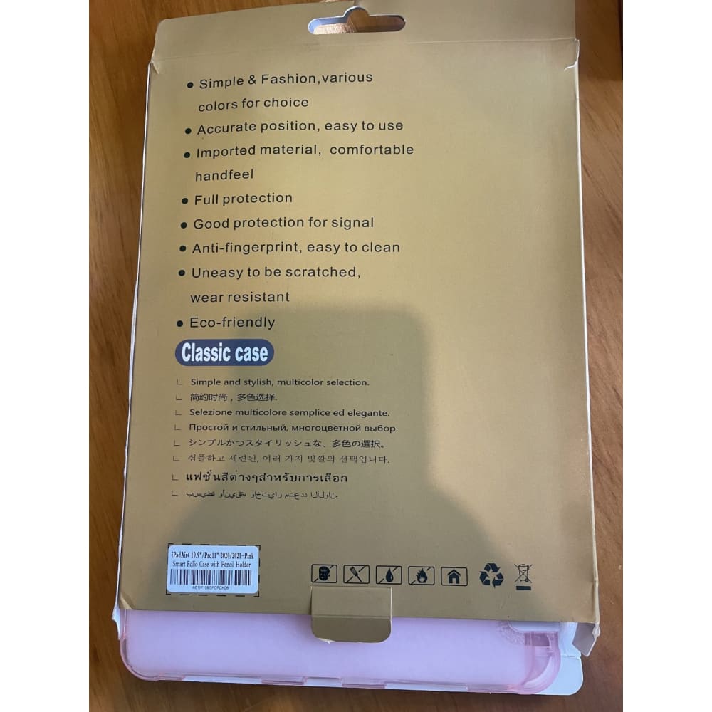 Pink folio case for ipad pro 11 - e-book reader cases case - electronics & accessories - ipad electronics