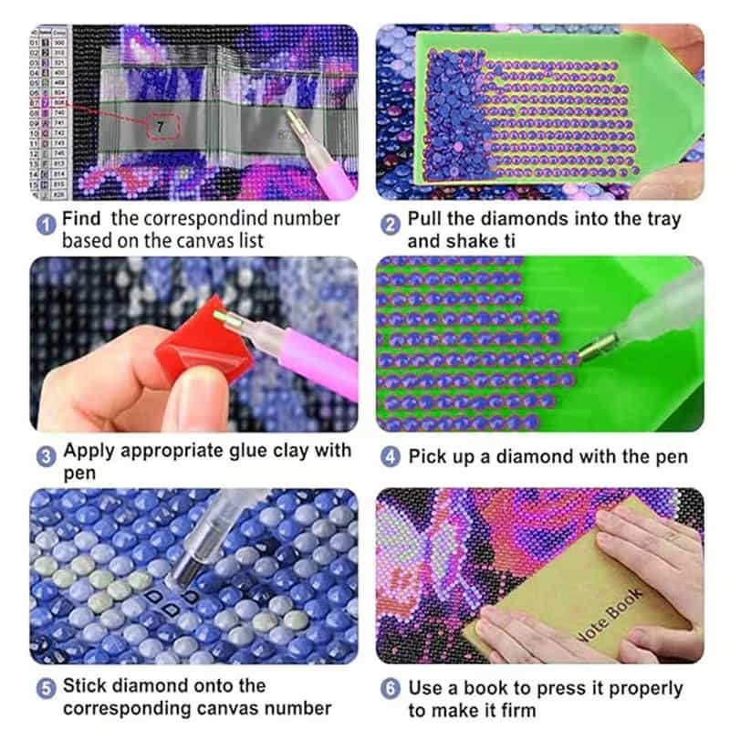 Hummingbird Floral 5D Diamond Painting Kit 30x40cm