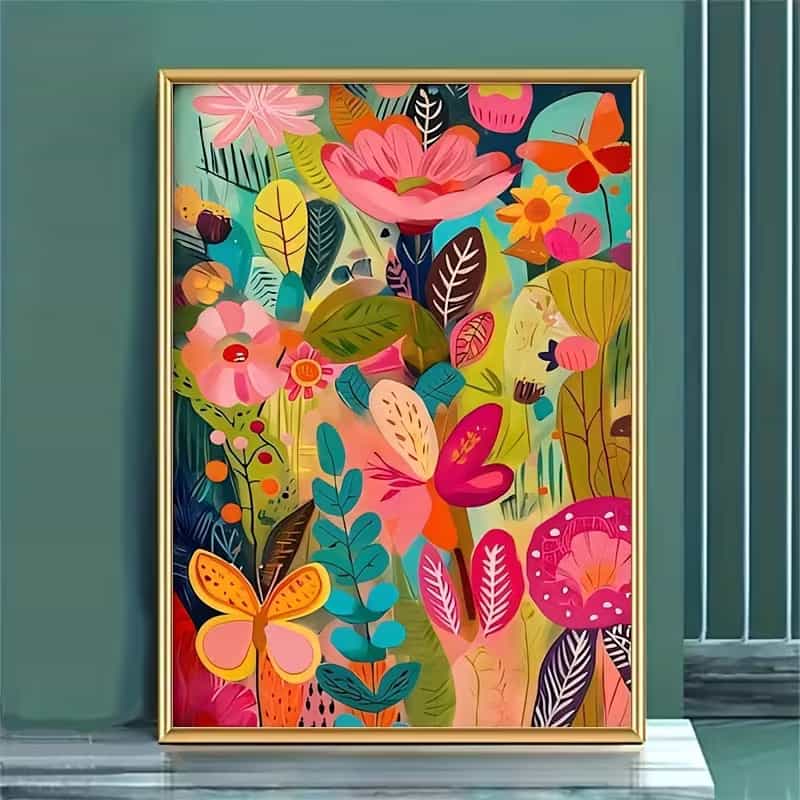 5D Diamond Painting Kit – Spring Floral Design 30x40cm