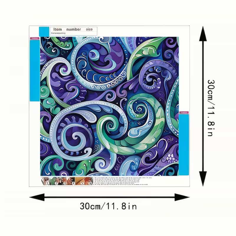 Maori Tribal 5D Diamond Painting Kit 30x30cm