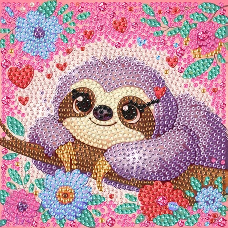 DIY Sloth Diamond Painting Kit - 18x18cm